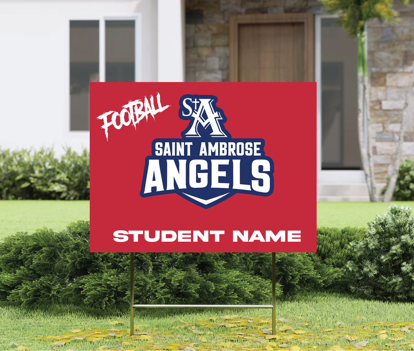 Saint Ambrose Yard Sign
